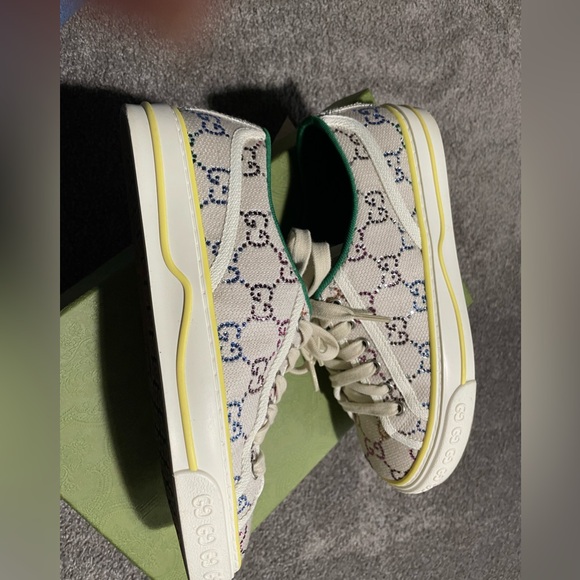 Gucci 1977 sparkle classic gg logo tennis shoes - Picture 16 of 16
